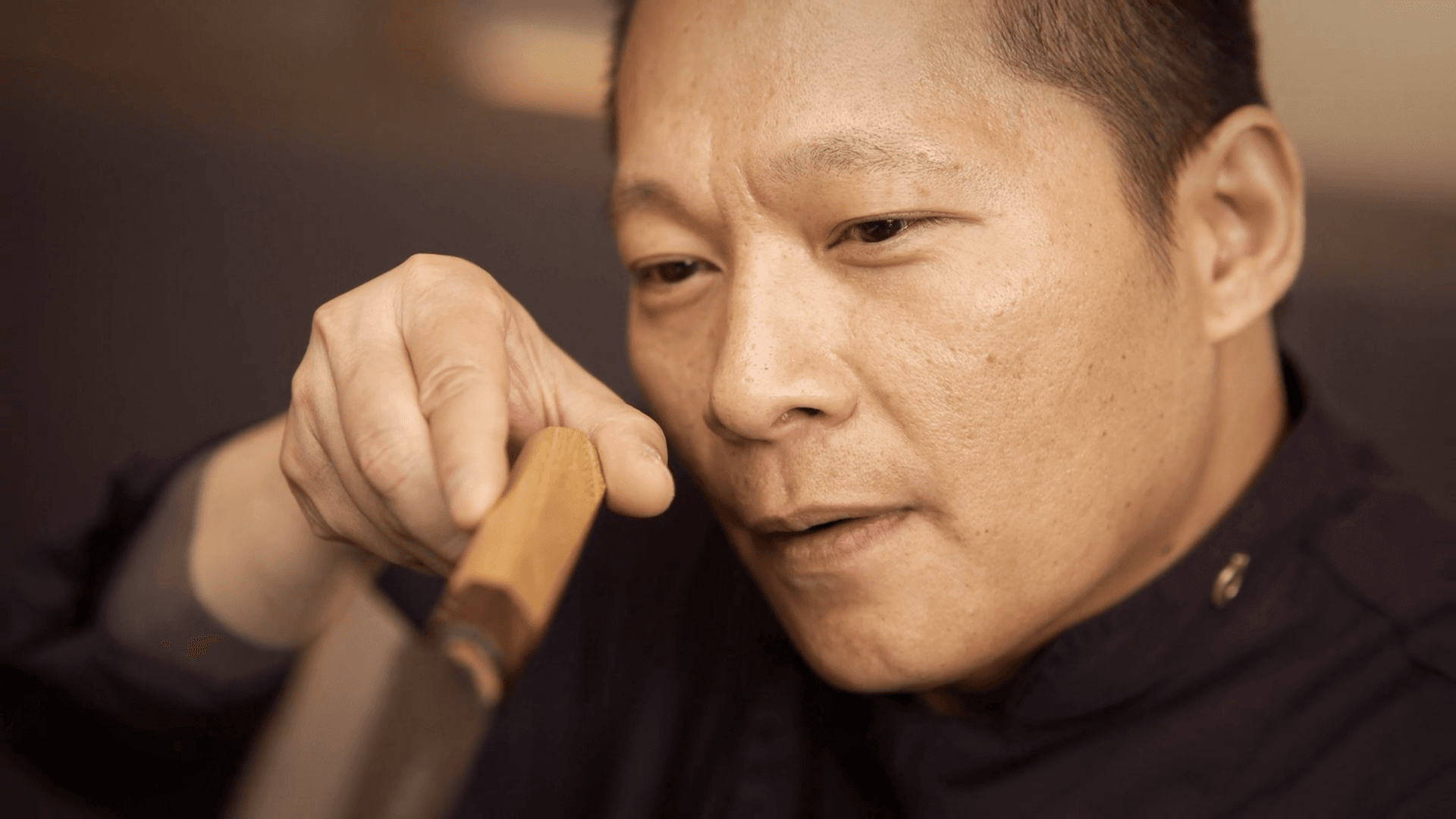 Ein Blick aufs scharfe Messer. Geschliffen mit HORL Kagami